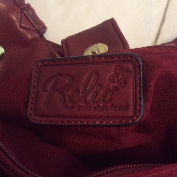 Relic women’s faux leather burgundy purse bjr - Picture 3 of 5